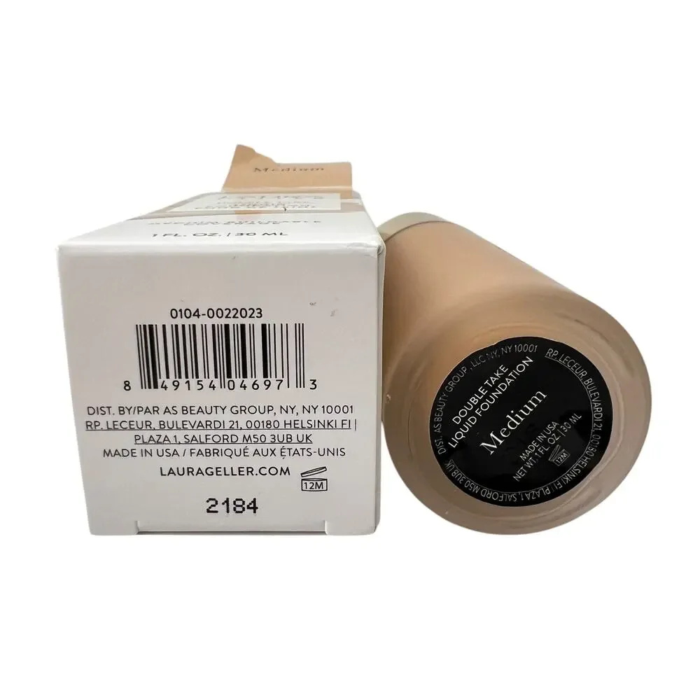 Laura Geller Double Take Liquid Foundation 1 fl oz Shade Medium